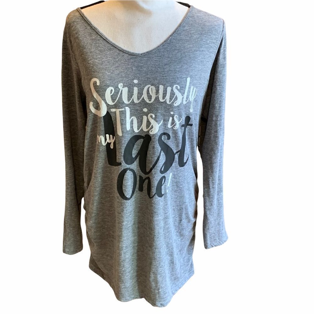 🐥🐣🍼HOST PICK🐥🐣🍼Maternity Tee. “this is my last one!” ADORABLE! HP 10/28/23 - Picture 2 of 9